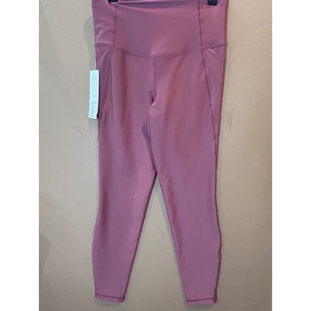 All in Motion Effortless Pocketed Leggings Women Small Mauve Pink NWT High Rise